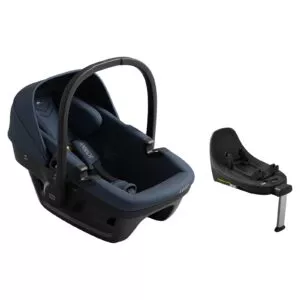 Axkid Zero Pro + Zero base pakke - Glacier Lake Blue – babybilstol og ISOFIX-base