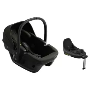 Axkid Zero Pro + Zero base pakke - Forest Moss Green – babybilstol og ISOFIX-base