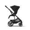Cybex Balios S Lux i Moon Black med vendbar sittedel