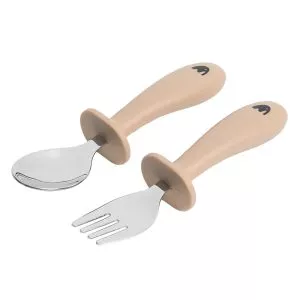My1ofNorway barnebestikk 2pk gaffel&skje - nordisk sand