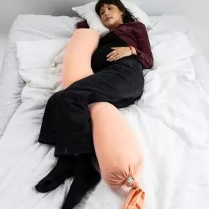 Alternative view of Najell Pregnancy Pillow - soft peach