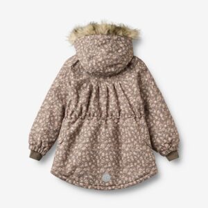 Alternative view of WHEAT Jacket Mathilde Junior - Dry Wood Snow Flowers