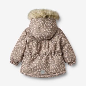 Alternative view of WHEAT Jacket Mathilde Baby - Dry Wood Snow Flowers