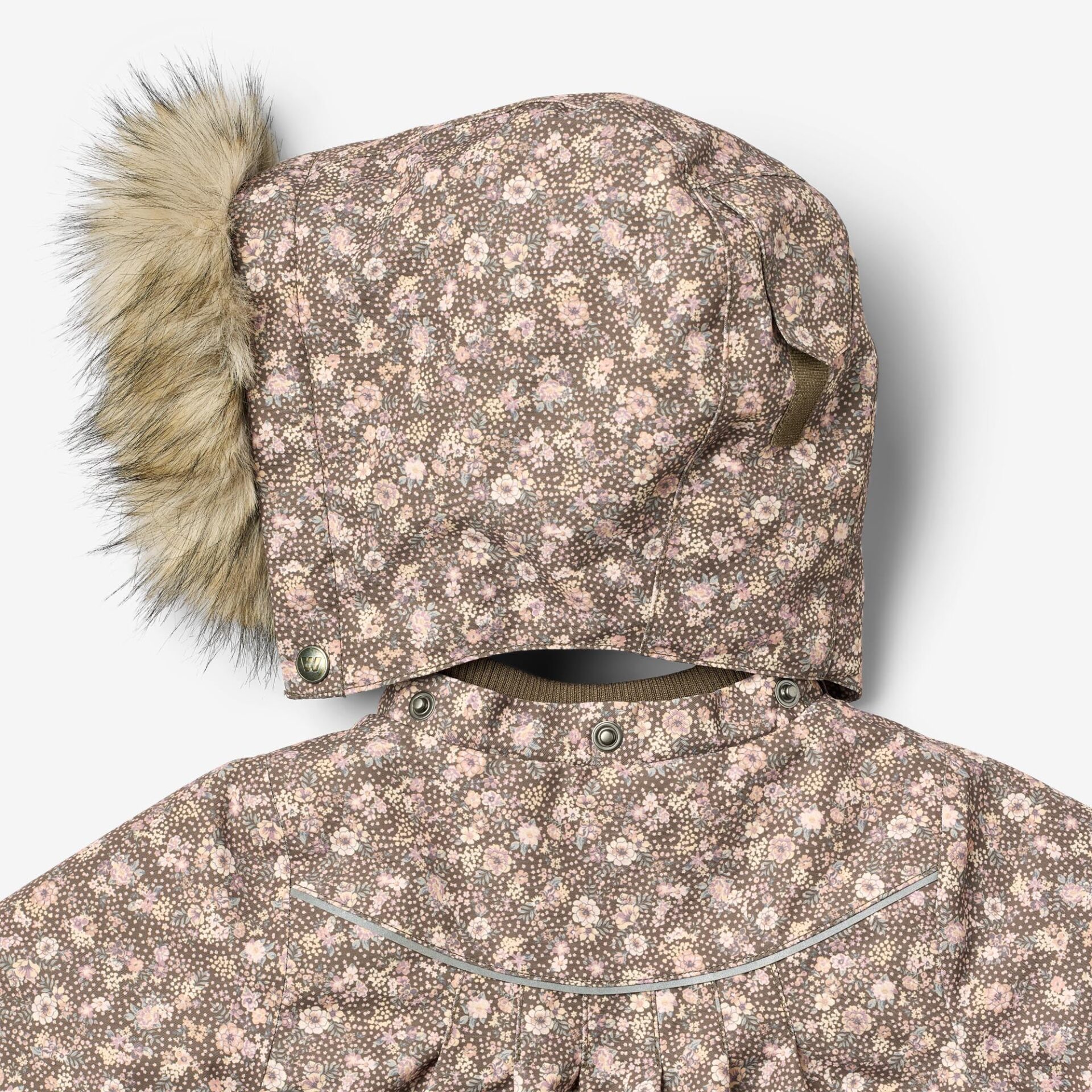 WHEAT Jacket Mathilde Baby - Dry Wood Snow Flowers - Bilde 3
