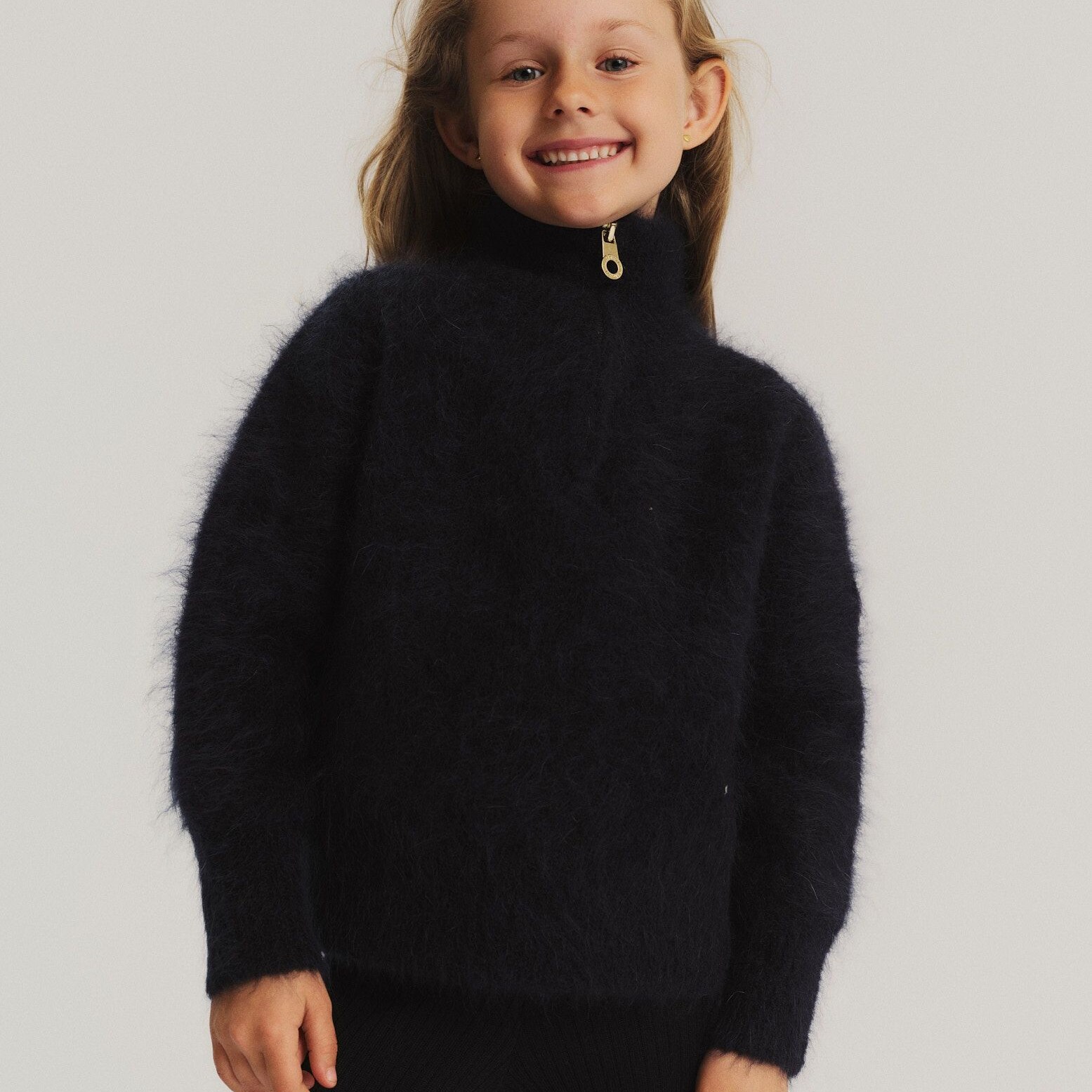 ella&il KIDS Li Chunky Sweater - navy