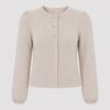 ella&il KIDS Alicia Merino Cardigan - beige melange