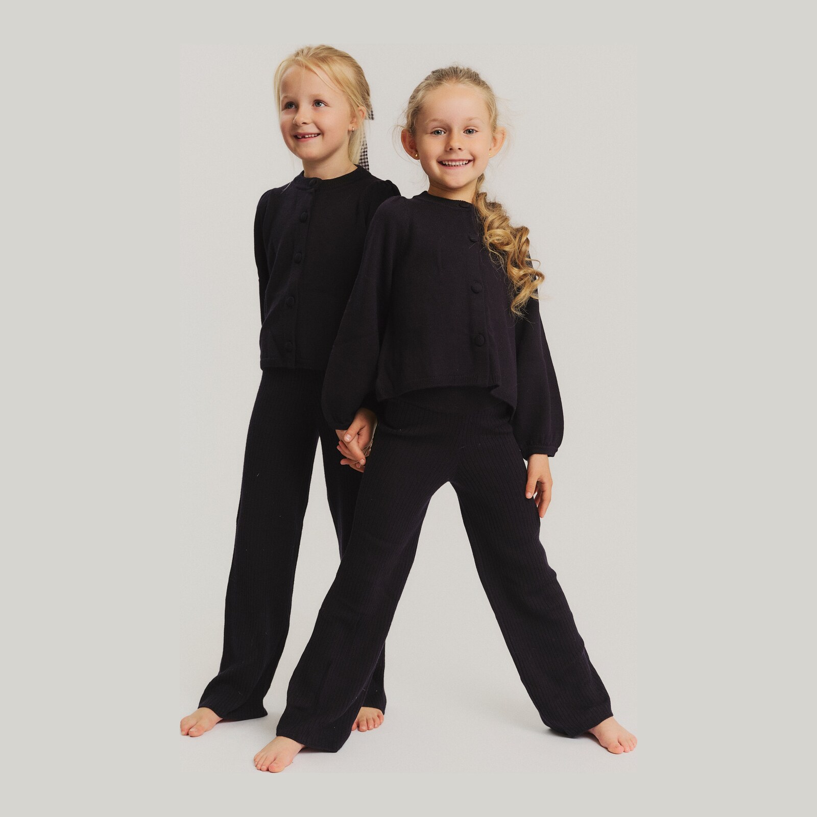 ella&il KIDS Alicia Merino Cardigan - navy