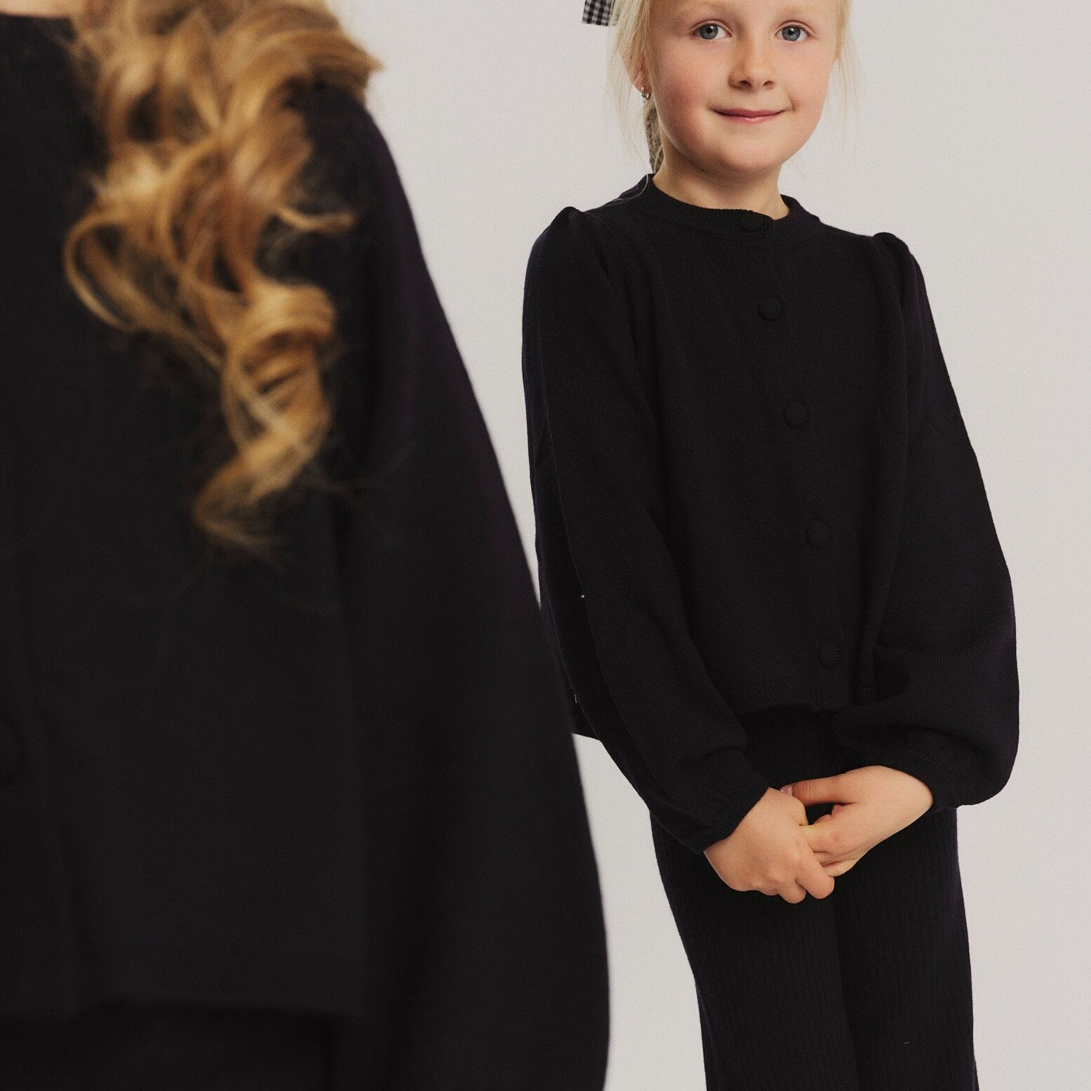 ella&il KIDS Alicia Merino Cardigan - navy