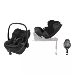 Maxi-Cosi bilpakke 3-i-1 Black – Pebble Slide Pro + Pearl XL Slide Pro + FamilyFix Slide Pro base