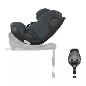 Maxi-Cosi Pearl XL Slide Pro + FamilyFix Slide Pro base – babybilstolpakke Authentic Graphite
