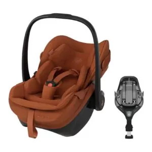 Maxi-Cosi Pebble Slide Pro + FamilyFix Slide Pro base – babybilstolpakke Copper Terra