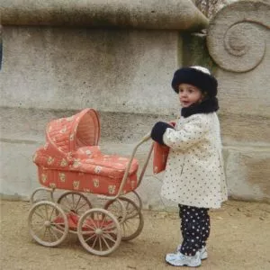 Alternative view of Konges Sløjd Minnie Doll Pram - Ciao Miao Rose