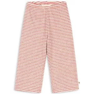 Konges Sløjd Roli Stripe Flared Pants - Rose Cream Stripe