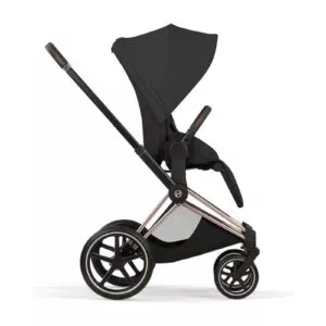 Cybex PRIAM Style 2026 sportsvogn - Rosegold, sett fra siden med sittedelen montert