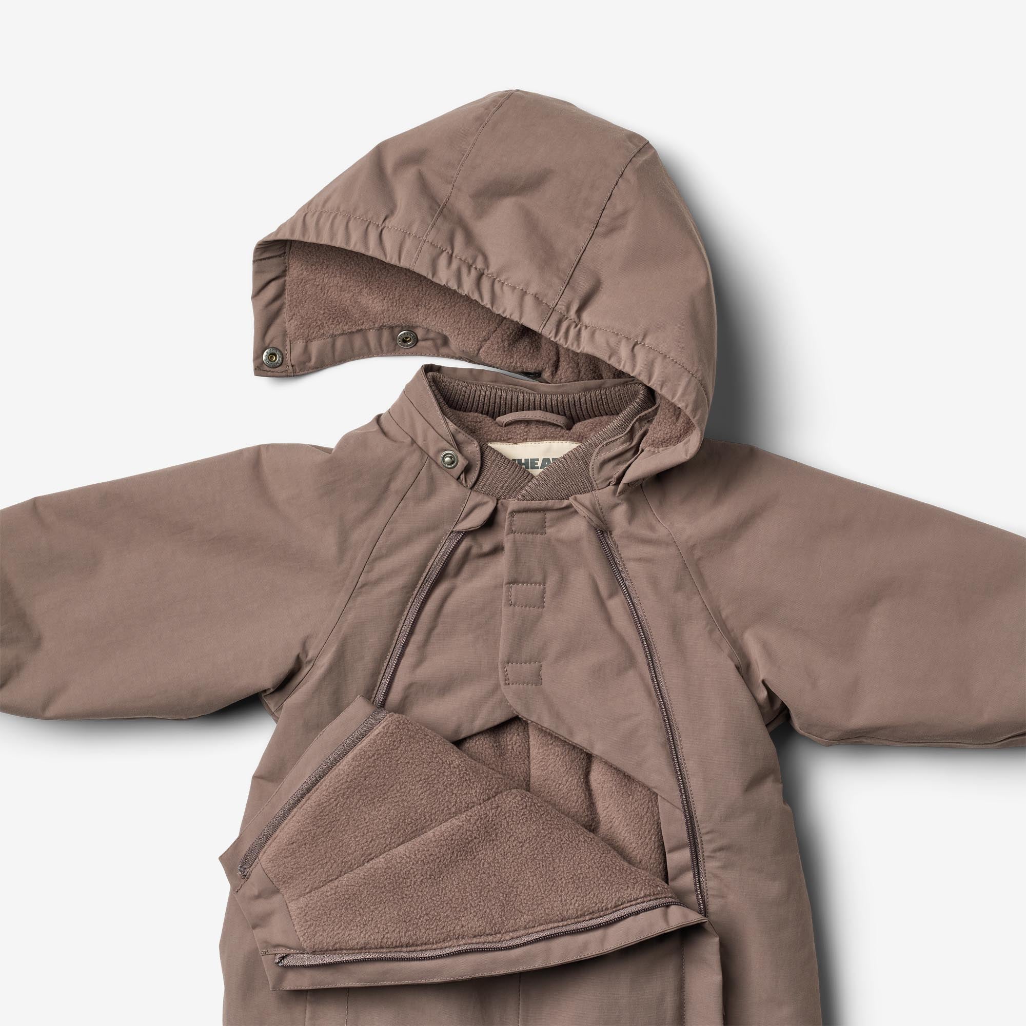 WHEAT Snowsuit Adi - Plum Truffle - Bilde 3