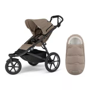Thule Urban Glide 3 + Thule Elements vognpose M/L – Tinted Taupe vognpakke