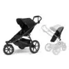 Thule Urban Glide 3 joggevogn i sort med Thule vendbart sete montert vendt mot forelderen