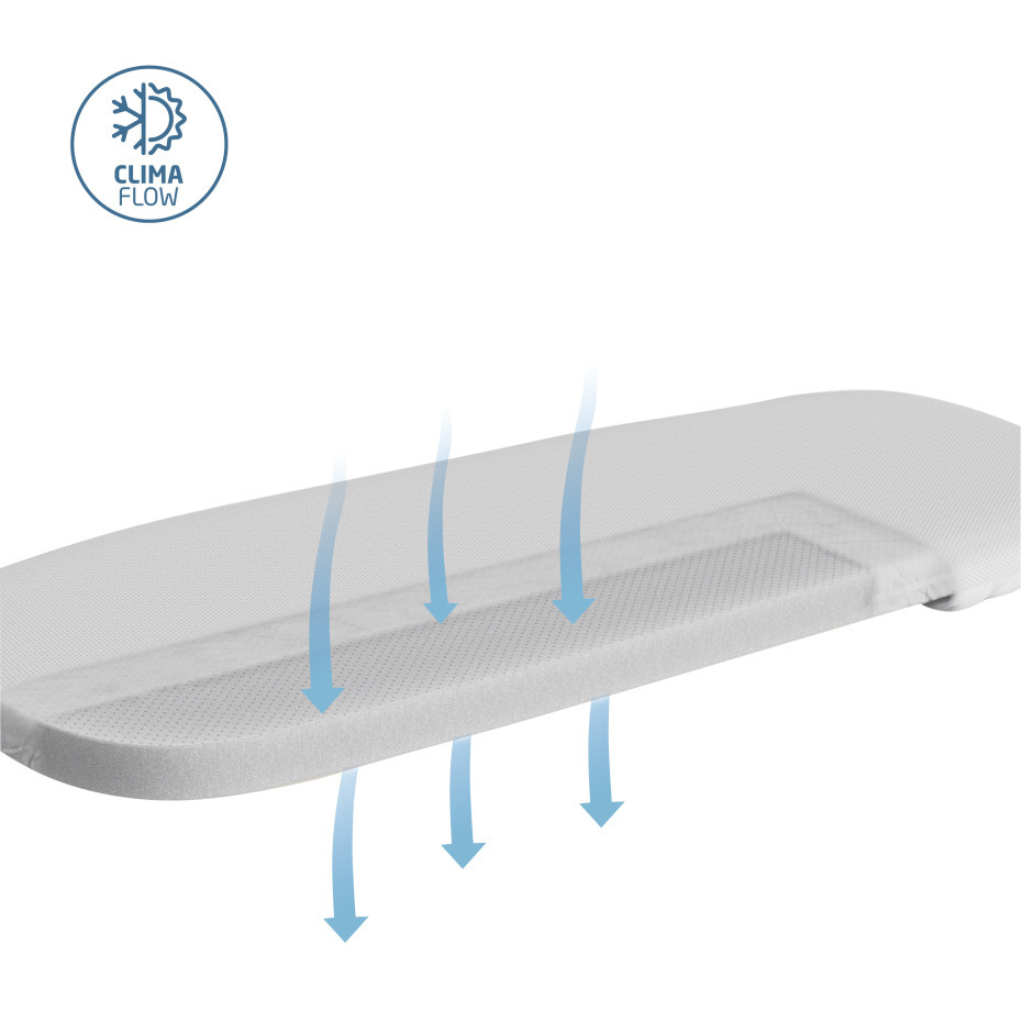 Cabin Cot – vendbar madrass og ClimaFlow-ventilasjon