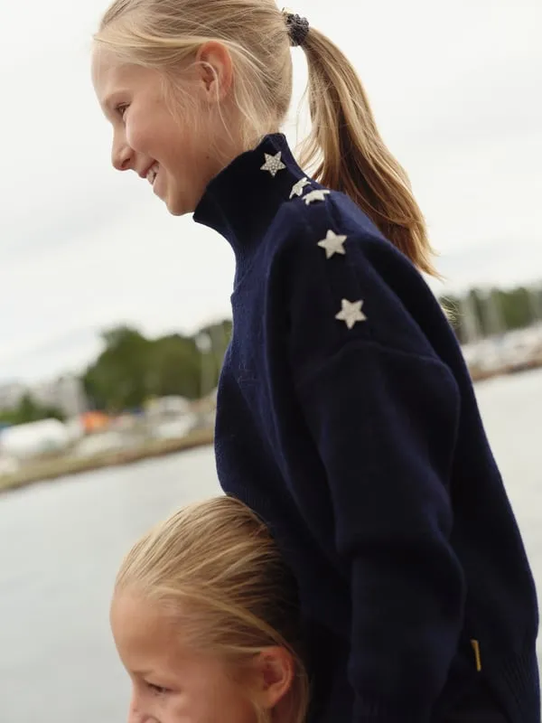 ella&il KIDS May Merino Sweater - navy