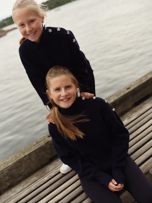 ella&il KIDS May Merino Sweater - navy