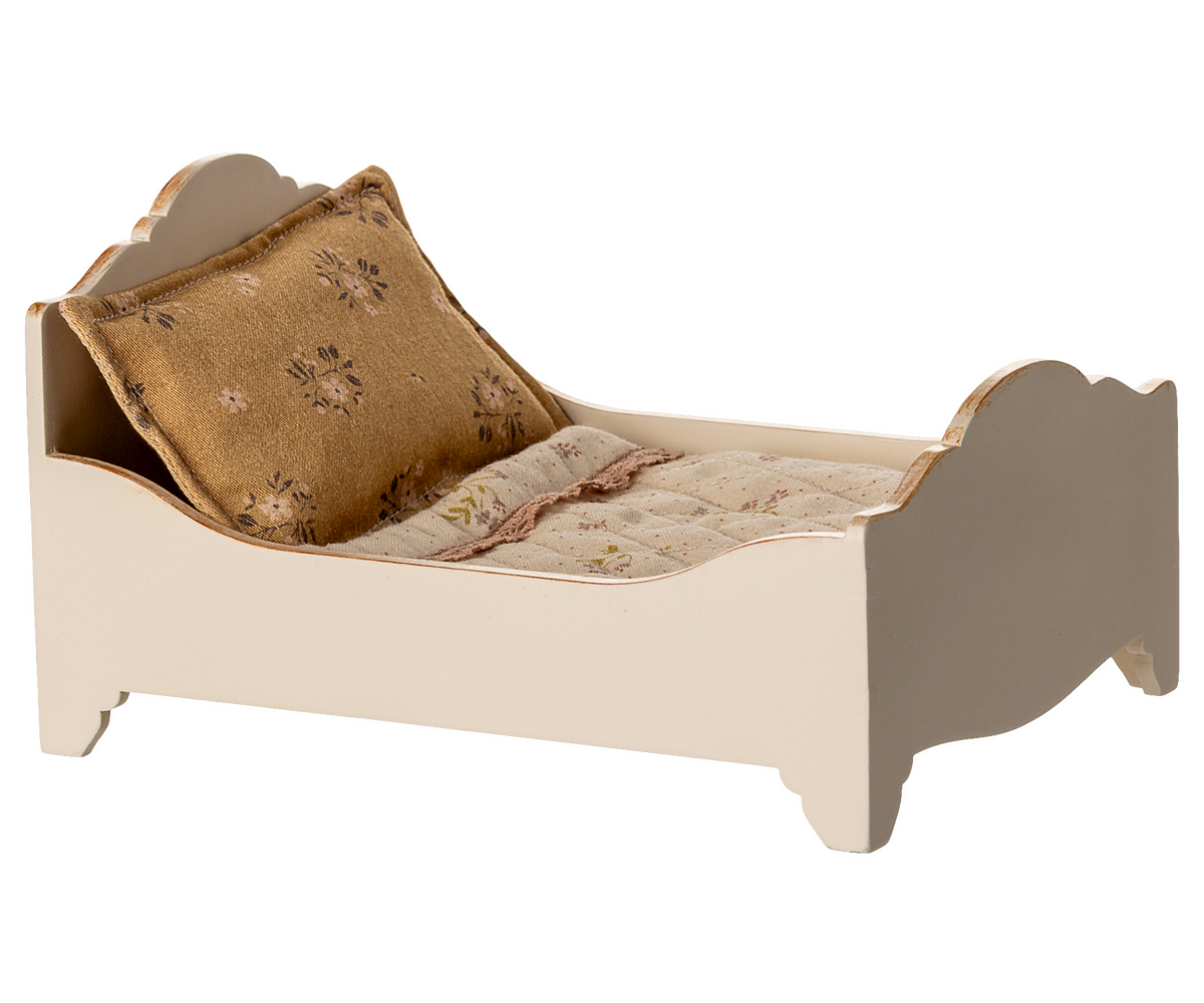 Maileg Bed, Mouse - Off white