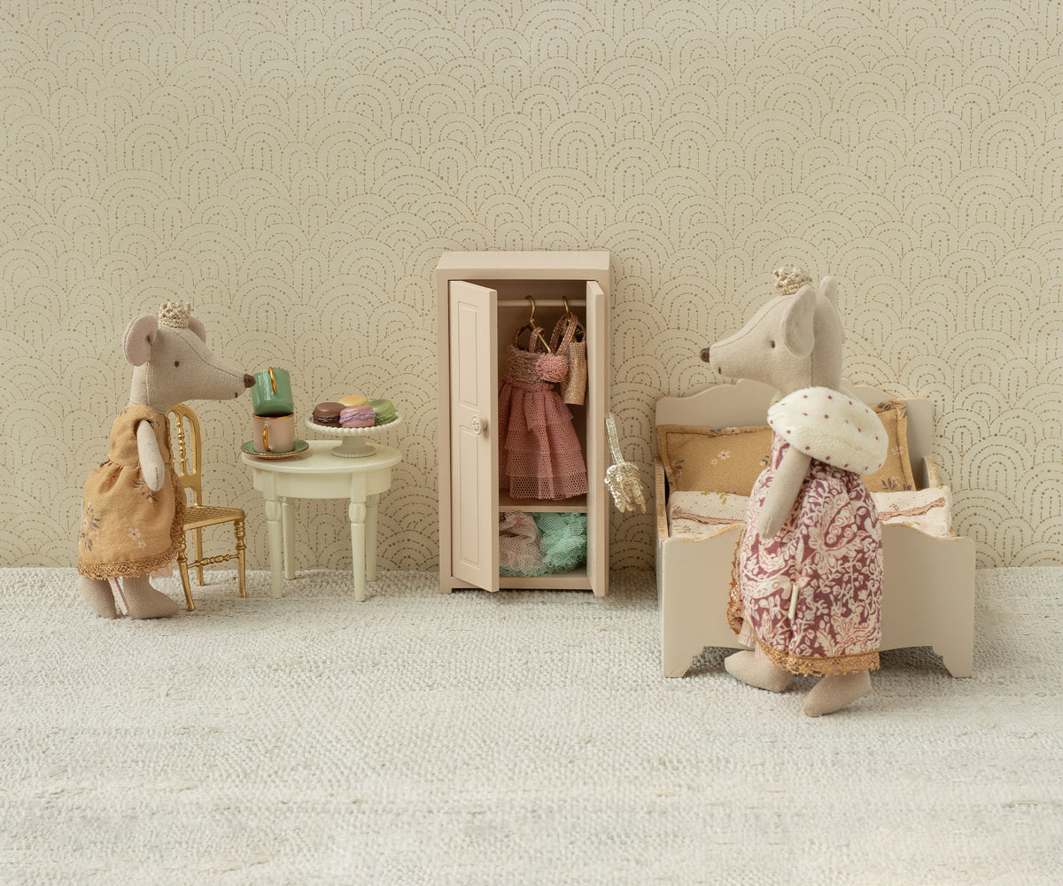 Maileg Bed, Mouse - Off white