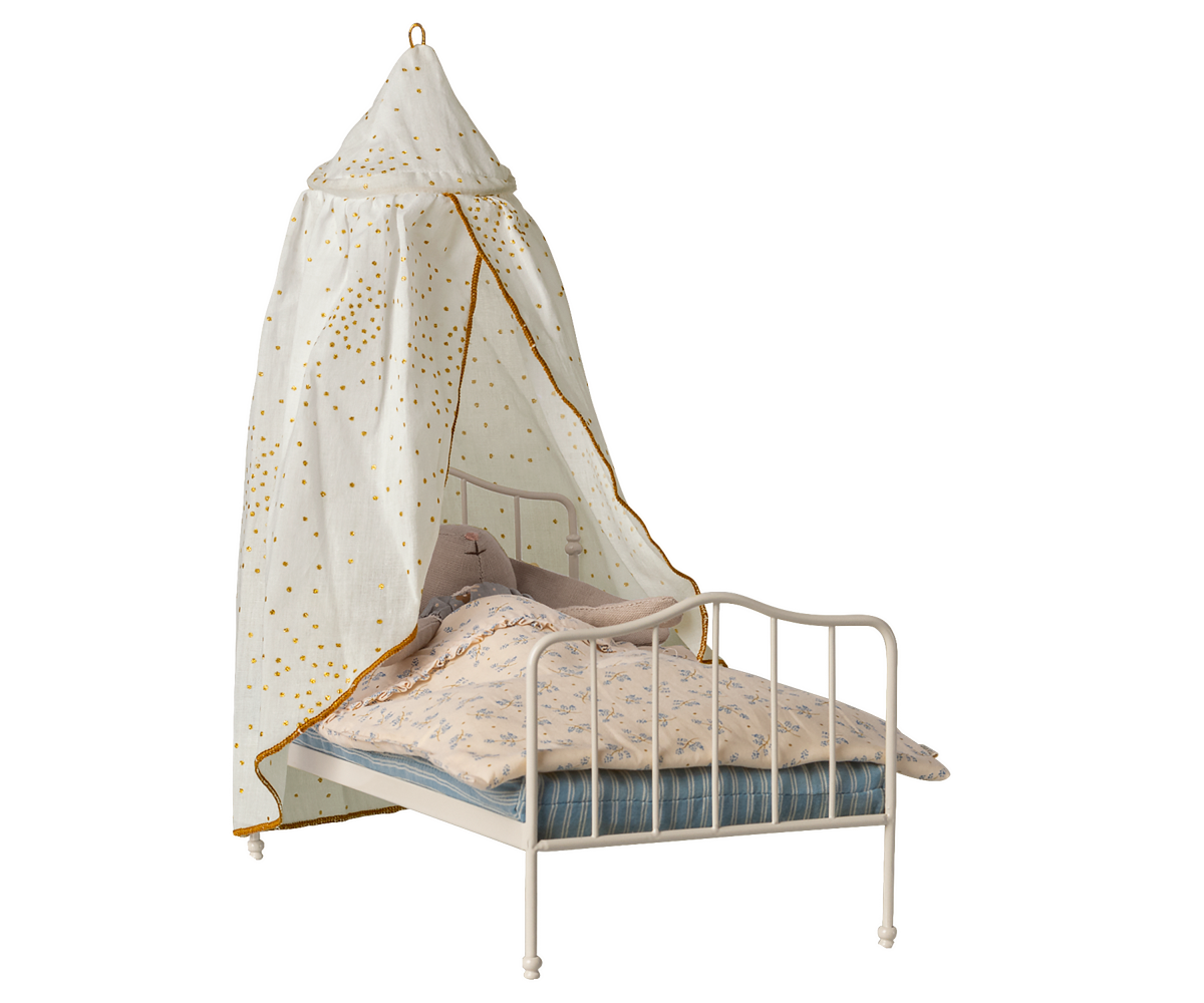 Maileg Bed canopy, Miniature - Off white
