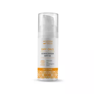 Wooden Spoon organic certified Sunscreen DRY OILS SPF 50 (FACE) (50 ml)