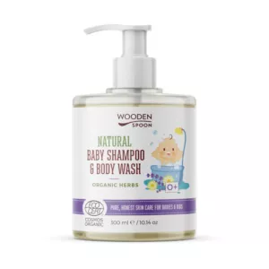 Wooden Spoon organic certified Shampoo & Body Wash (Organic herbs) (300 ml)