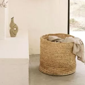 TineK Home Storage basket, straw, D50xH50 cm, nature