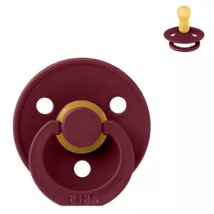 BIBS Colour, round/natural rubber latex - elderberry