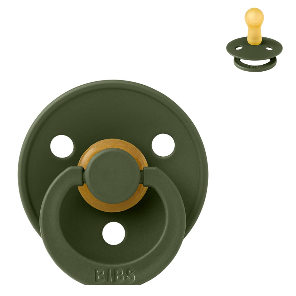BIBS Colour, round/natural rubber latex - hunter green