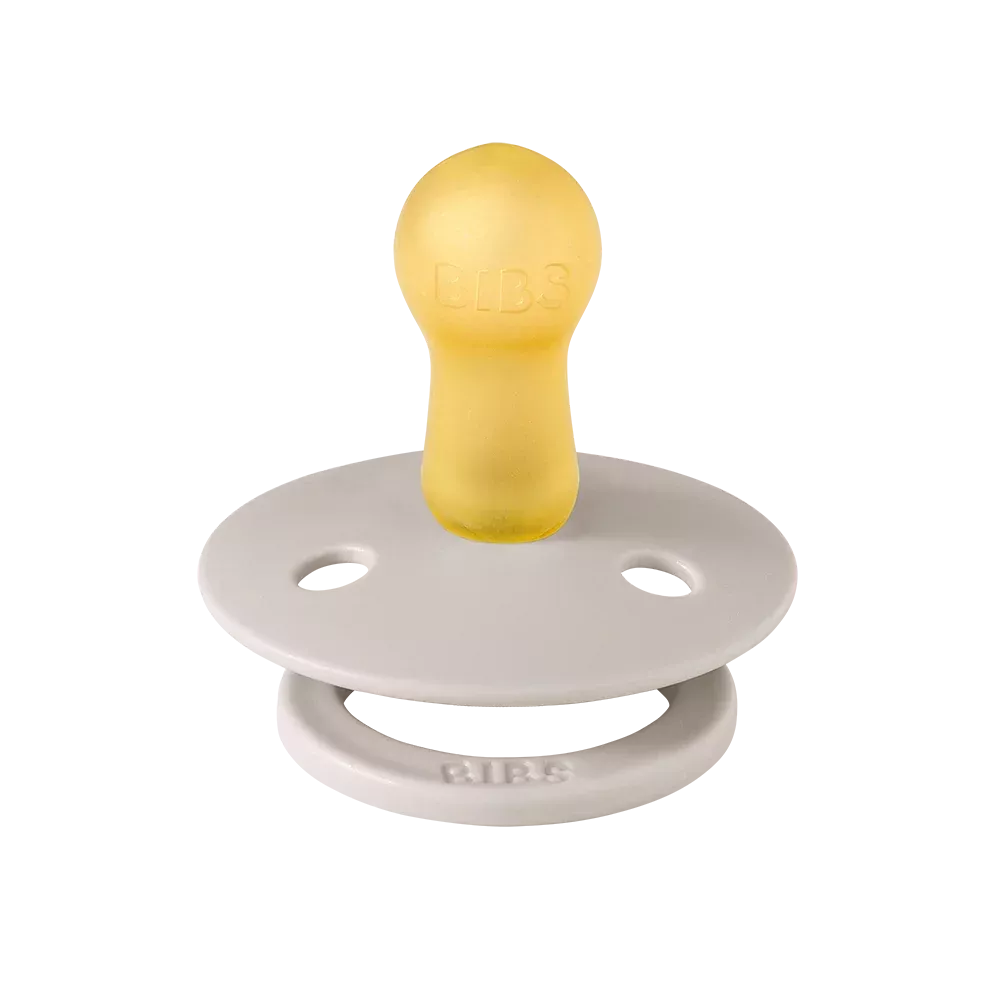 BIBS Colour, round/natural rubber latex - mushroom