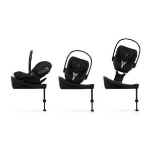 Cybex Cloud S Style babybilstol i Sepia Black – på- og avstigning, utløser