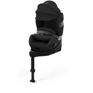 Cybex Anoris S Airbag Style bilstol i Sepia Black med kalesjen trukket ut