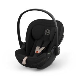 Cybex Cloud S Style babybilstol i Sepia Black, sett skrått forfra