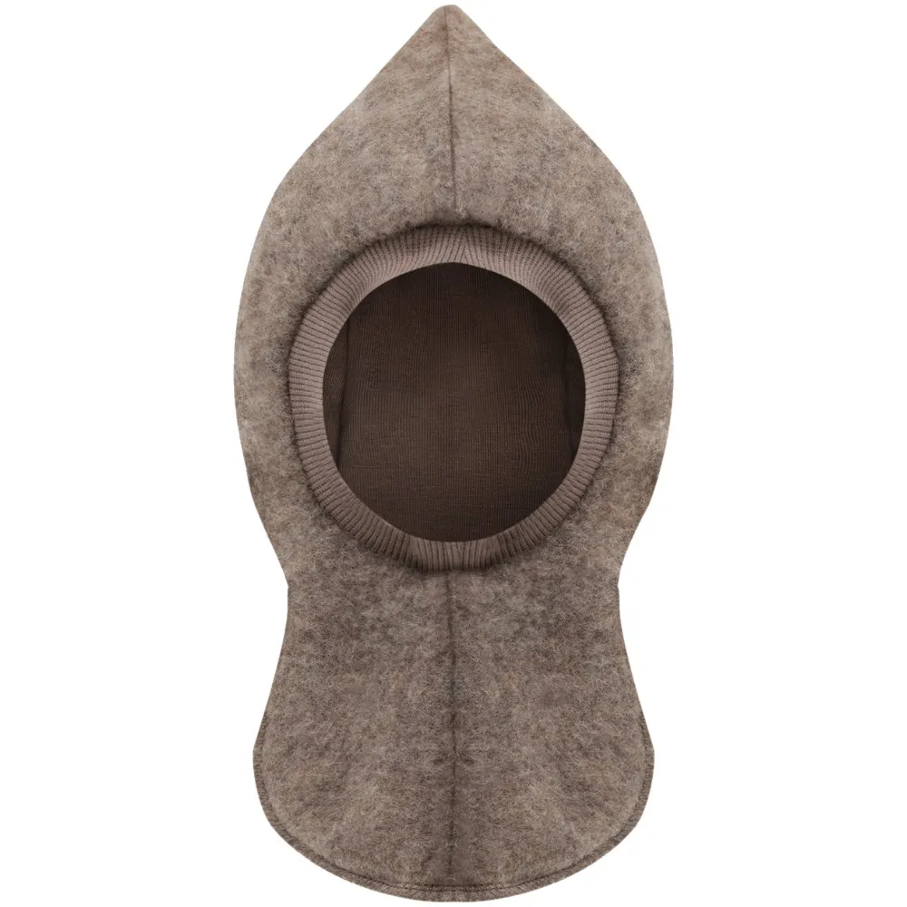 Hust & Claire Feo balaclava ull – Deer Melange - STRAKS PÅ LAGER