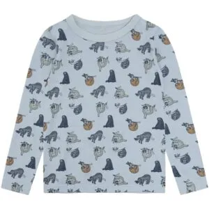 Hust & Claire Abba Lazy genser ull/bambus – Baby Blue