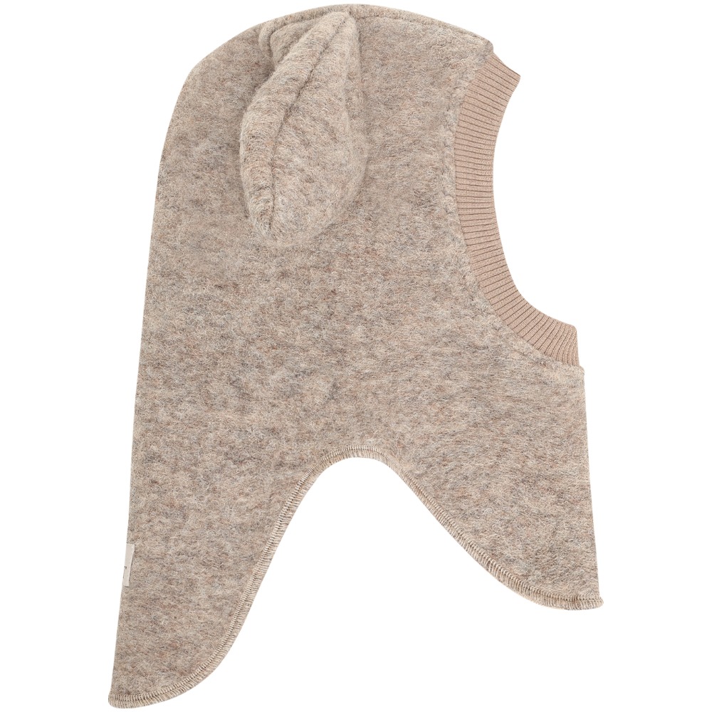 HUTTEliHUT Balaclava Ears Wool Rabbit - Camel Melange