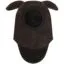 HUTTEliHUT Balaclava Ears Wool Rabbit - Dark Brown Melange