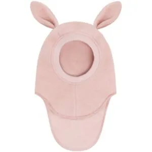 HUTTEliHUT Balaclava Ears Wool Rabbit - Rose Smoke