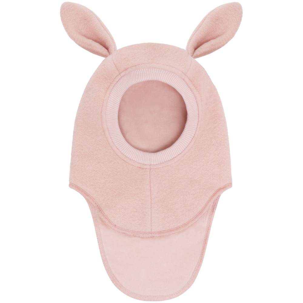 HUTTEliHUT Balaclava Ears Wool Rabbit - Rose Smoke