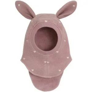 HUTTEliHUT Balaclava Ears Emb. Wool - Deauville Mauve