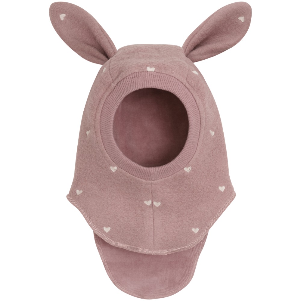 HUTTEliHUT Balaclava Ears Emb. Wool - Deauville Mauve