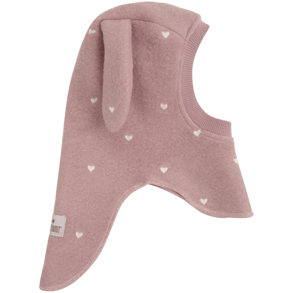 HUTTEliHUT Balaclava Ears Emb. Wool - Deauville Mauve