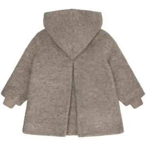 Alternative view of HUTTEliHUT Coat Hood Wool w. Lining - Camel Melange