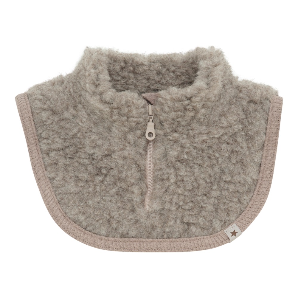 HUTTEliHUT Neck Warmer Wool Teddy - Camel Melange