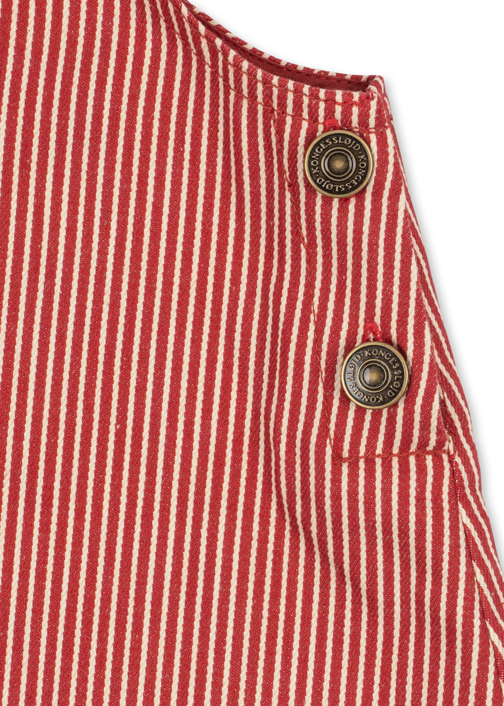 Konges Sløjd Luc Spencer Dress - Milk Rouge Stripe