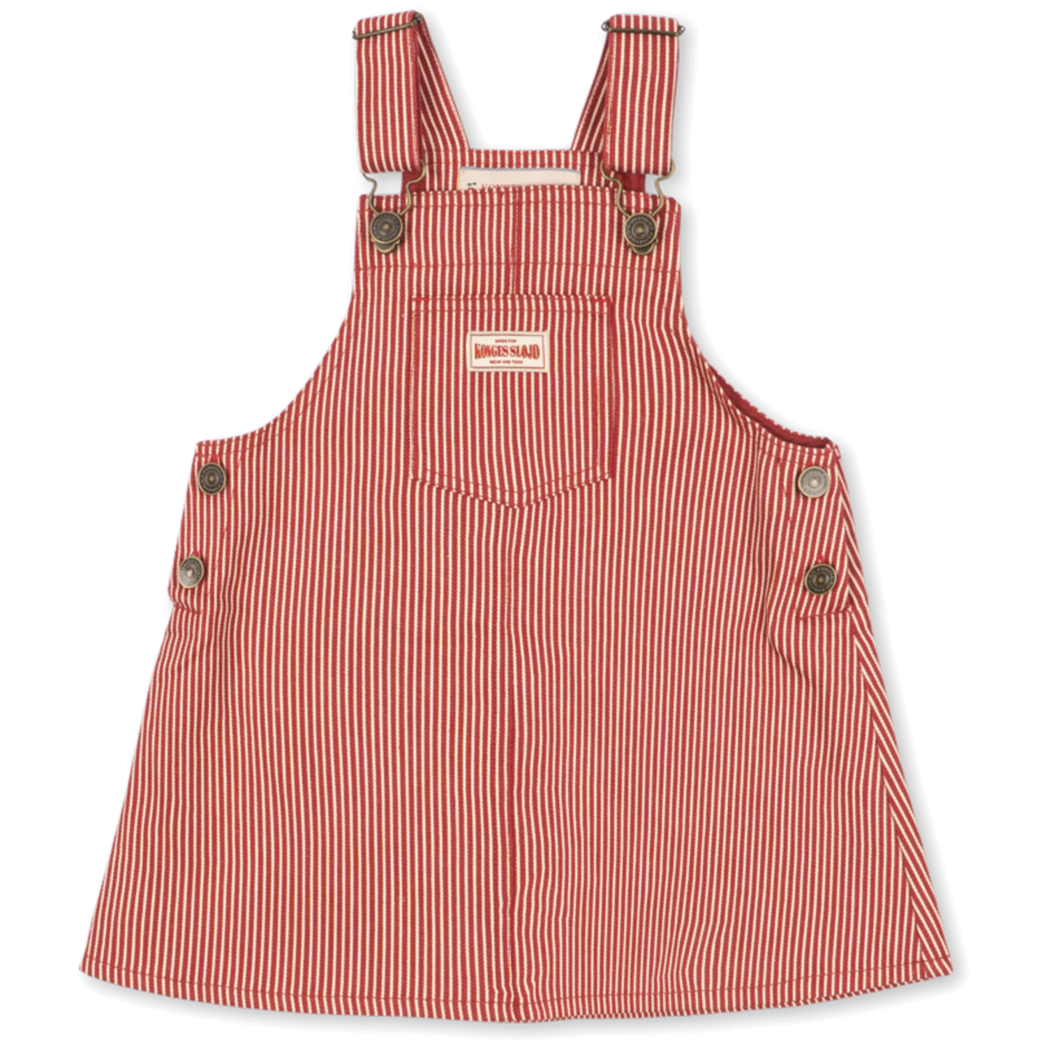 Konges Sløjd Luc Spencer Dress - Milk Rouge Stripe