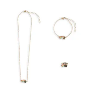 Alternative view of Konges Sløjd Rainbow Star Jewelry Set - Gold